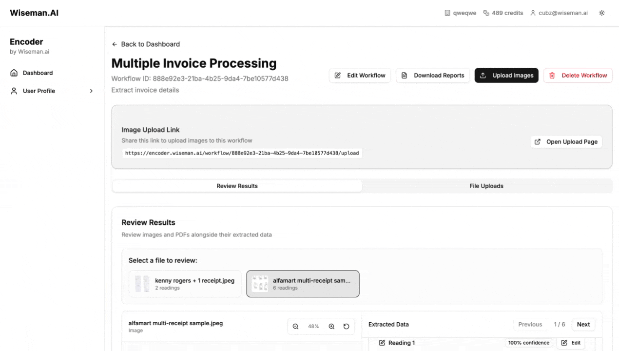 Create summary report in Encoder
